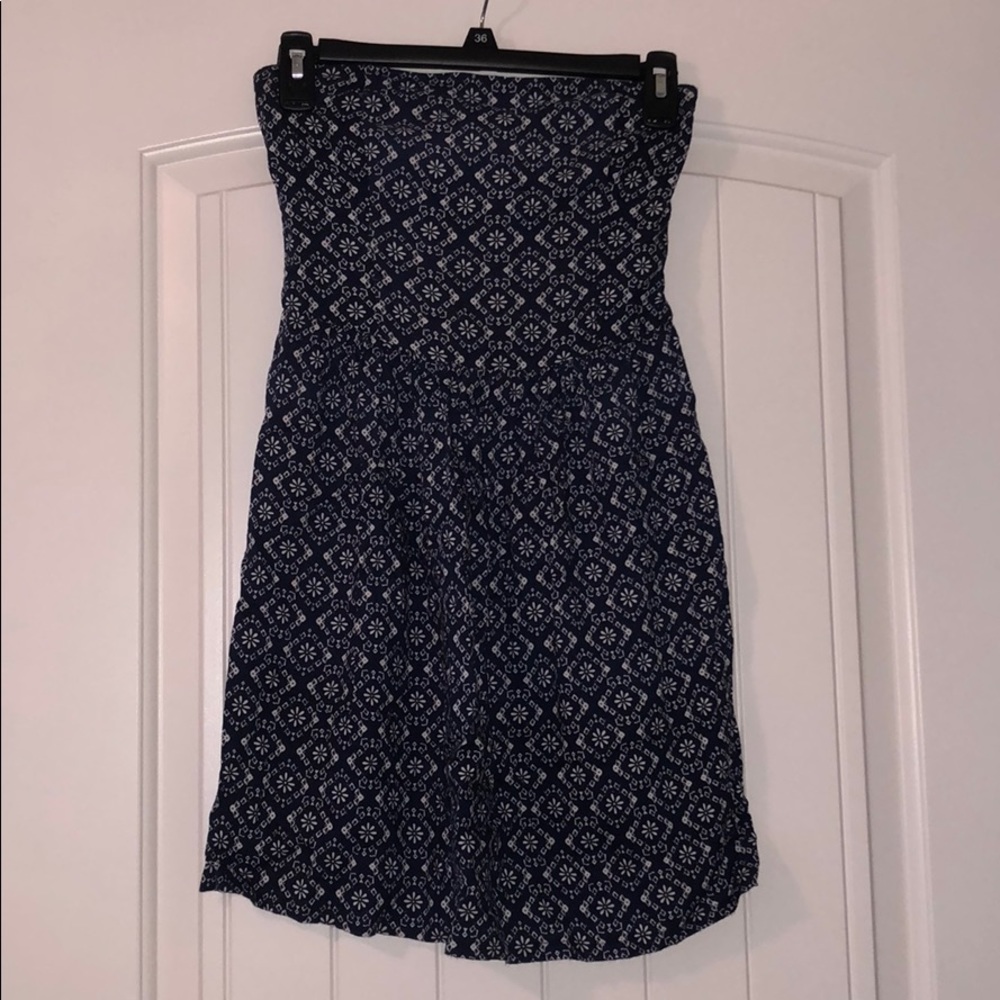 Navy and white Dress